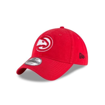 Red Atlanta Hawks Hat - New Era NBA Core Classic 9TWENTY Adjustable Caps USA6892015